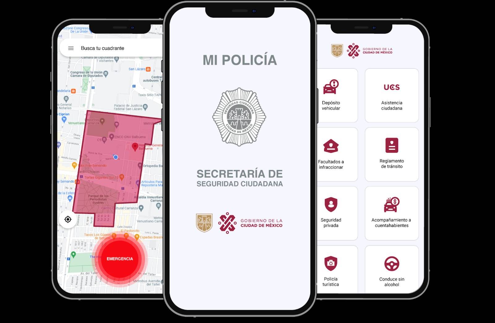 Mi Policía app de la SSS-CDMX que brinda servicios de emergencia en 3 minutos