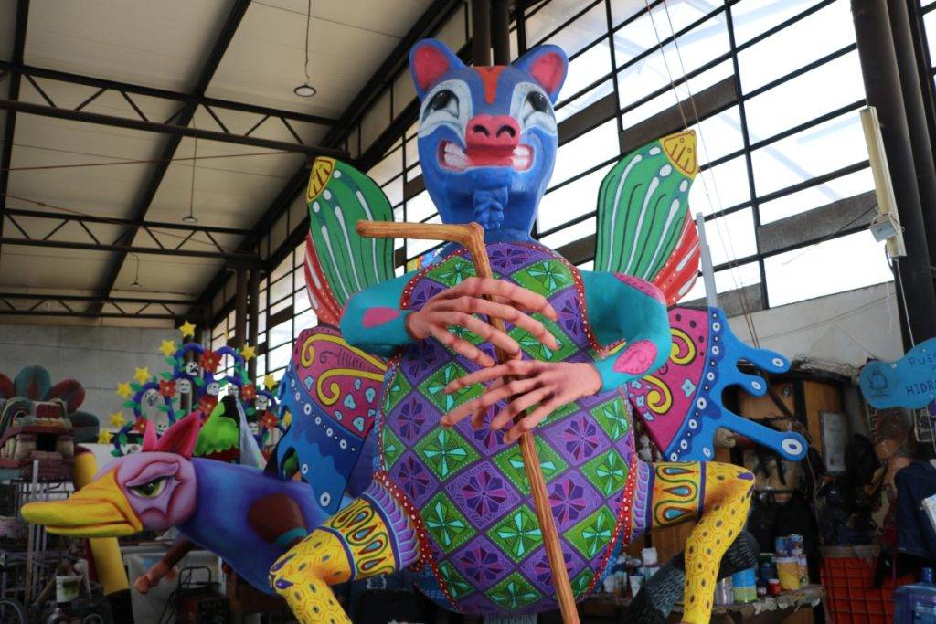 Llegan alebrijes gigantes al Bosque de Tláhuac