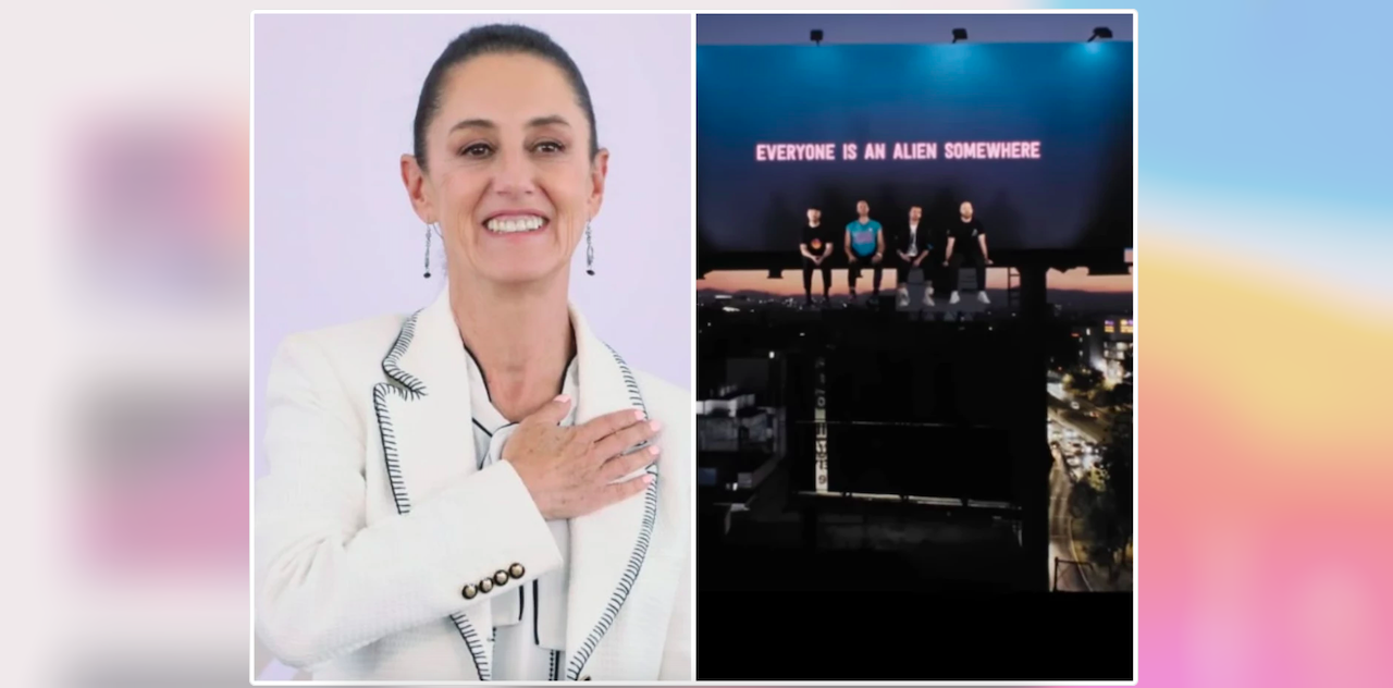 Claudia Sheinbaum presume video de Coldplay