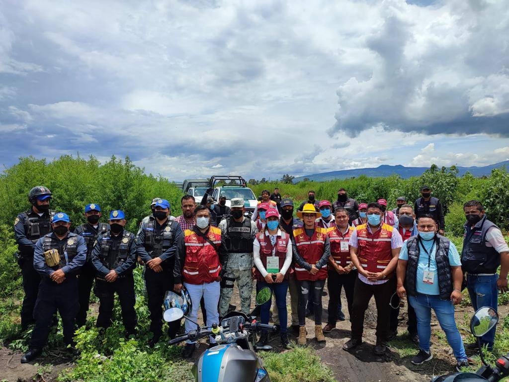 Realizan recorrido para verificar predios en Tláhuac