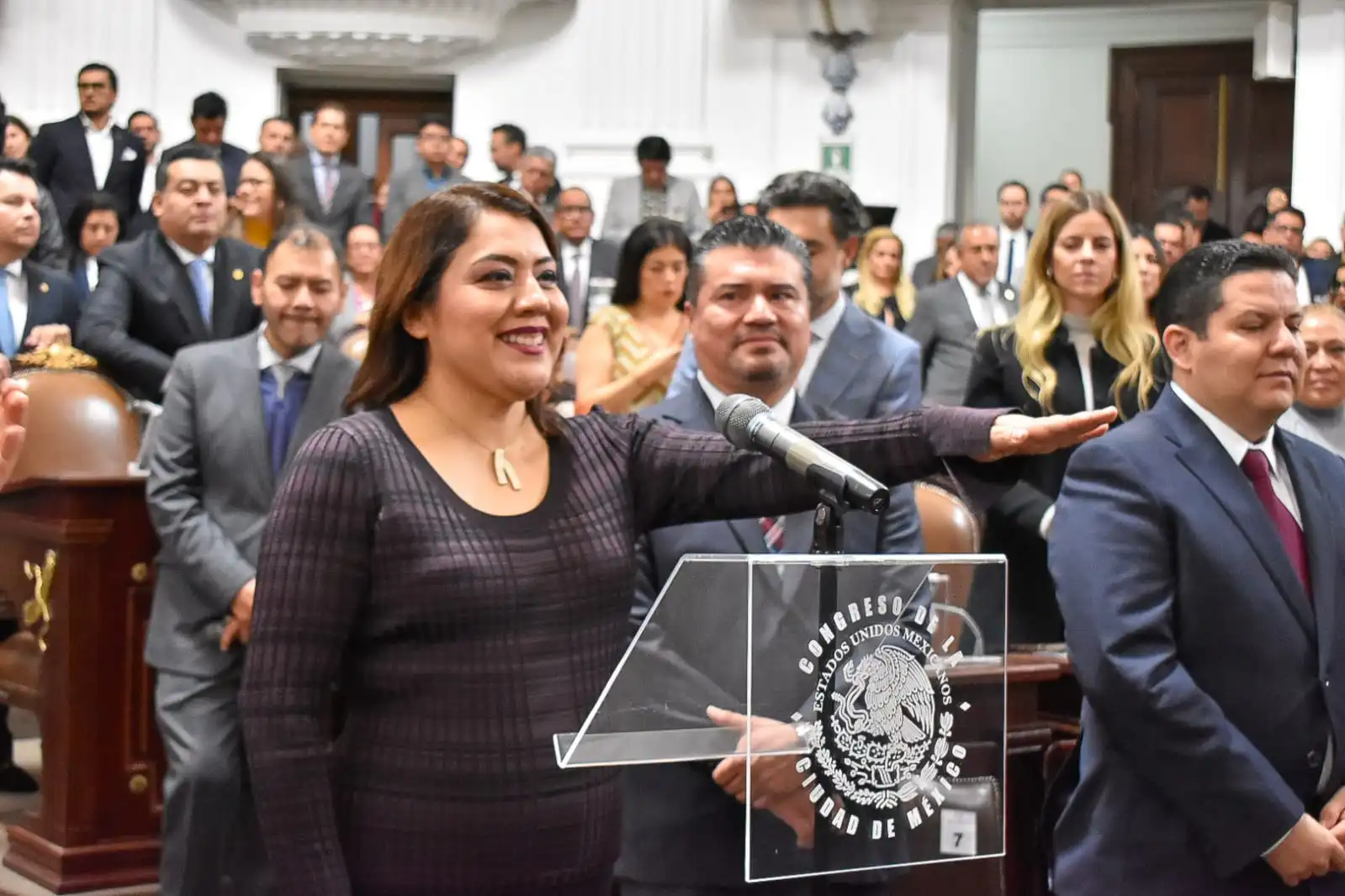 Berenice Hernández toma protesta como alcaldesa de Tláhuac