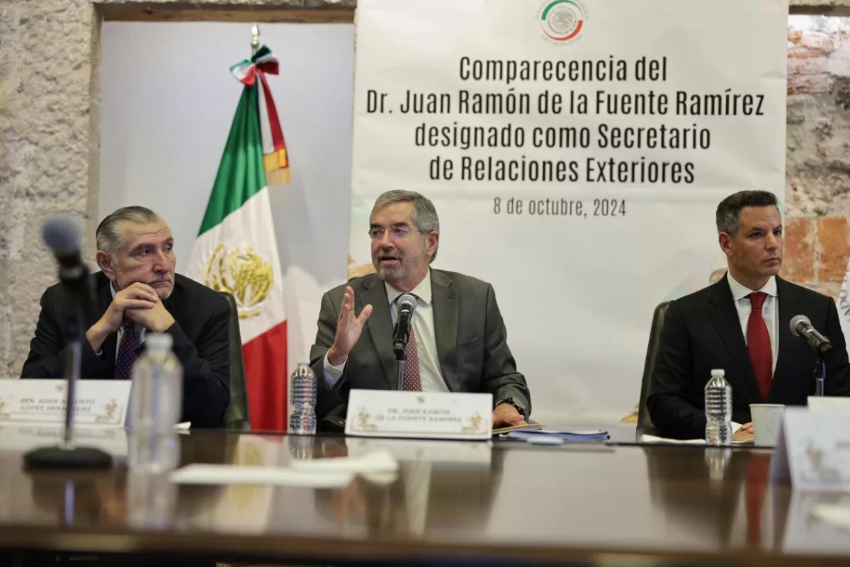 Ratificación de Juan Ramón de la Fuente en Relaciones Exteriores