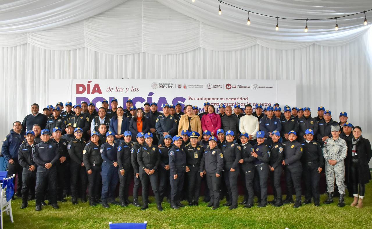 Día de las y los Policías: Reconocimiento a su labor en Tláhuac 